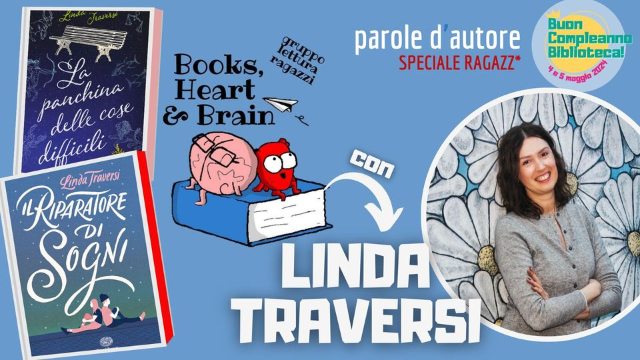Linda Traversi a Parole d'Autore - Buon Compleanno Biblioteca!