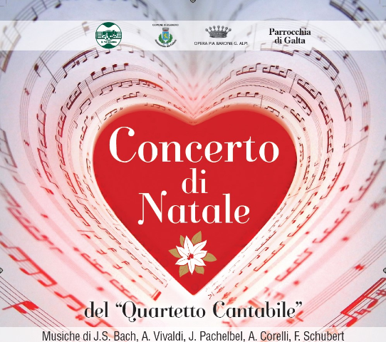 Concerto di Natale a Galta con il Quartetto Cantabile