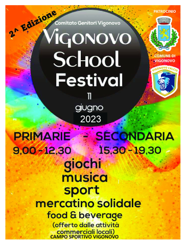 Vigonovo School Festival 2023