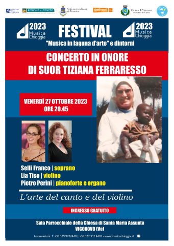 Concerto in onore di Suor Tiziana Ferrarresso