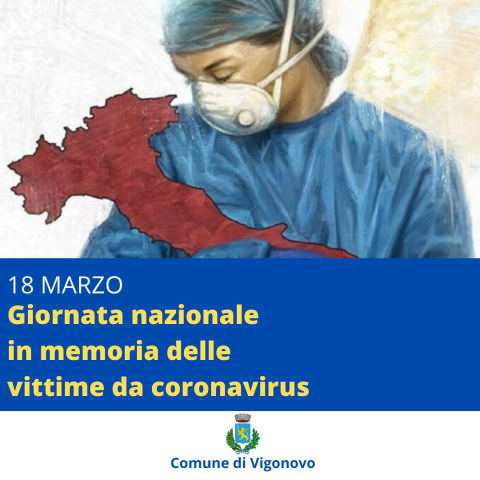 18 marzo: Giornata nazionale in memoria delle vittime da Coronavirus