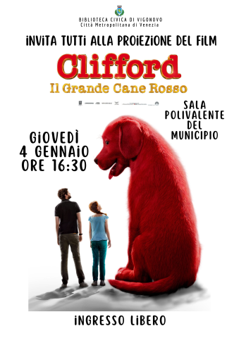 Proiezione per bambini: Clifford il grande cane rosso