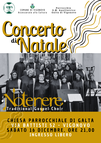 Concerto di Natale a Galta con Note Nere Traditional Gospel Choir