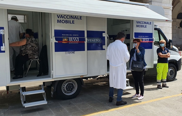 Unità mobile dell'Aulss3 Serenissima  alla sagra di Vigonovo per vaccinazioni senza prenotazione venerdì 17 settembre dalle ore 18.00 alle ore 22.00