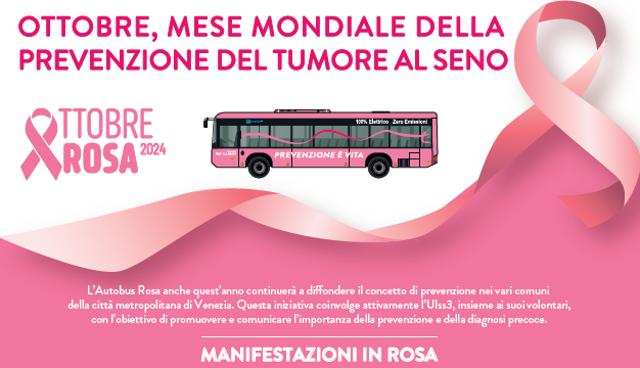 21 ottobre tappa a Vigonovo del viaggio dell’Ottobre Rosa – mese mondiale della prevenzione del tumore al seno