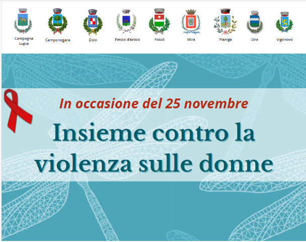 28 Novembre 2023 ore 20.30 a Villa Loredan a Stra "Insieme contro la violenza sulle donne"