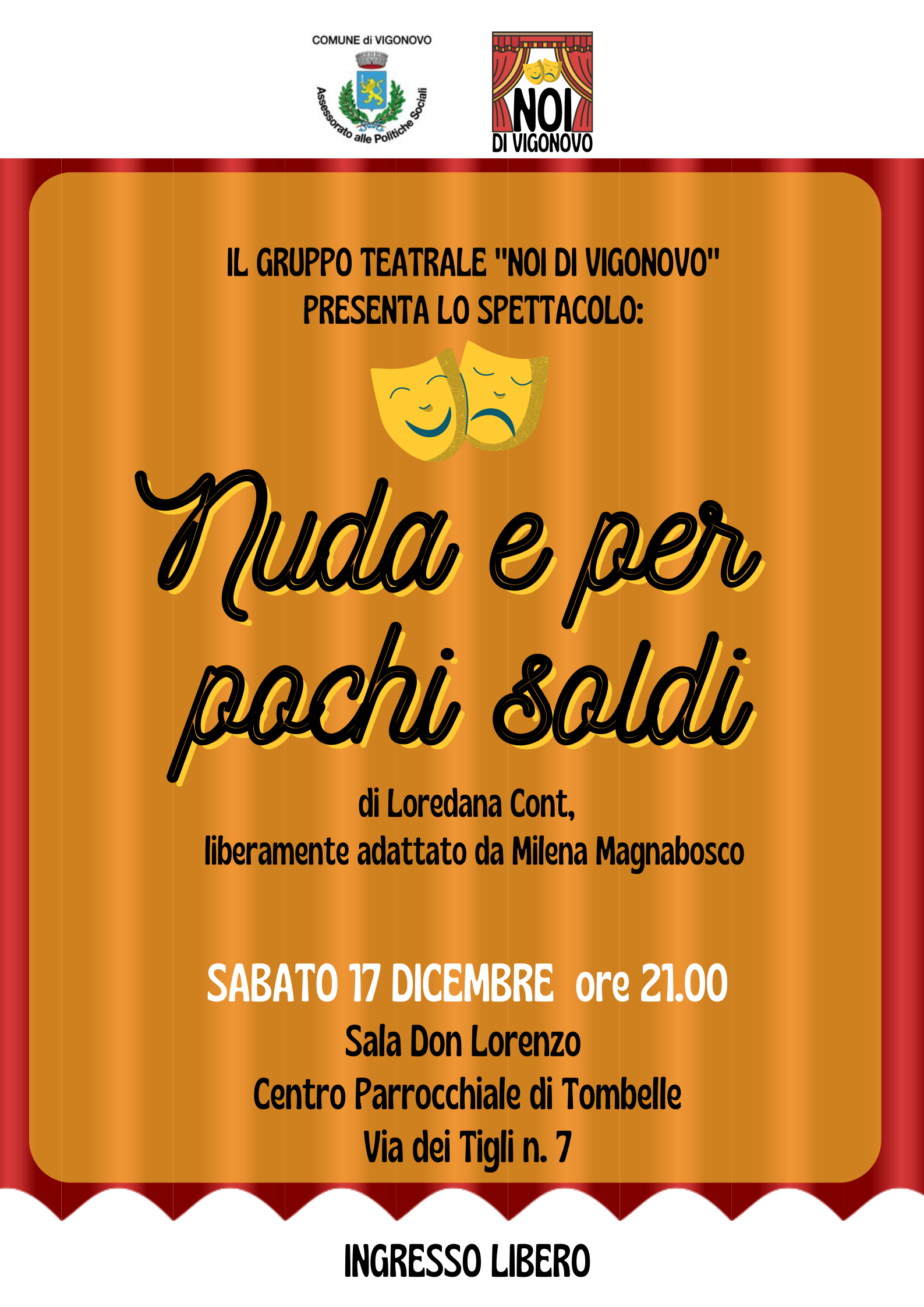 Spettacolo teatrale del gruppo "Noi di Vigonovo"