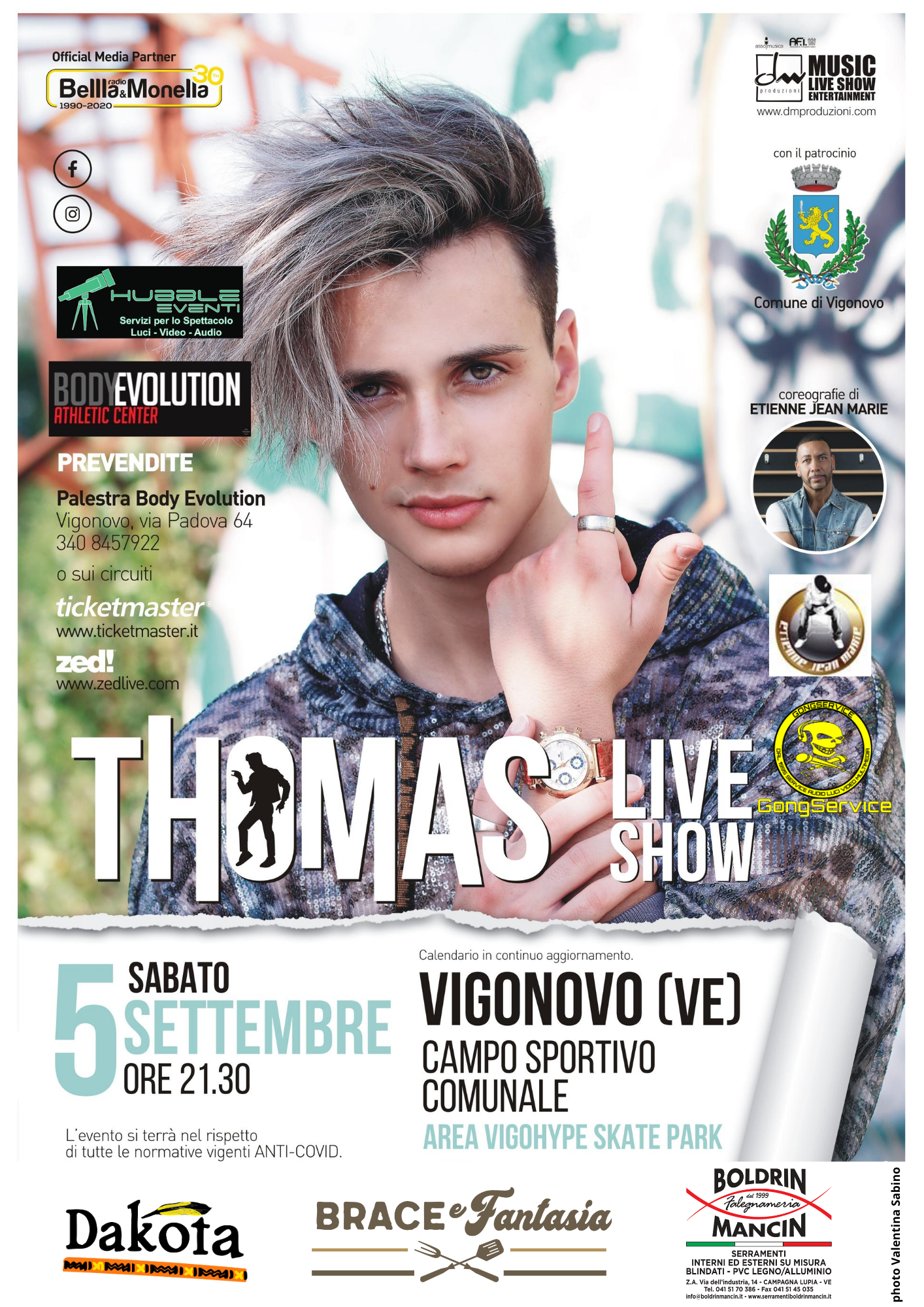 Concerto Thomas al VIgoHype Skate Park