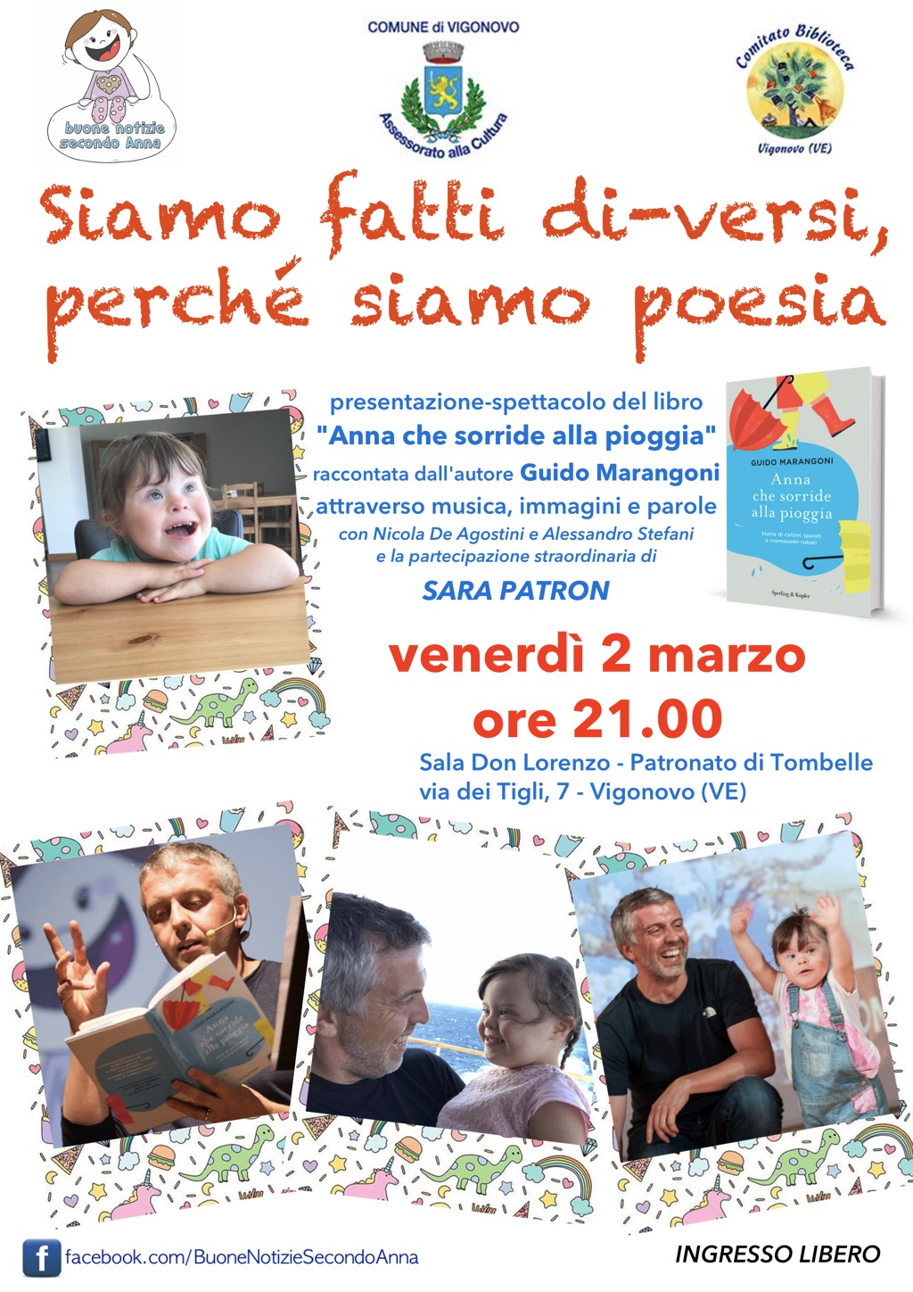 PRESENTAZIONE LIBRO "SIAMO FATTI DI-VERSI" DI GUIDO MARANGONI