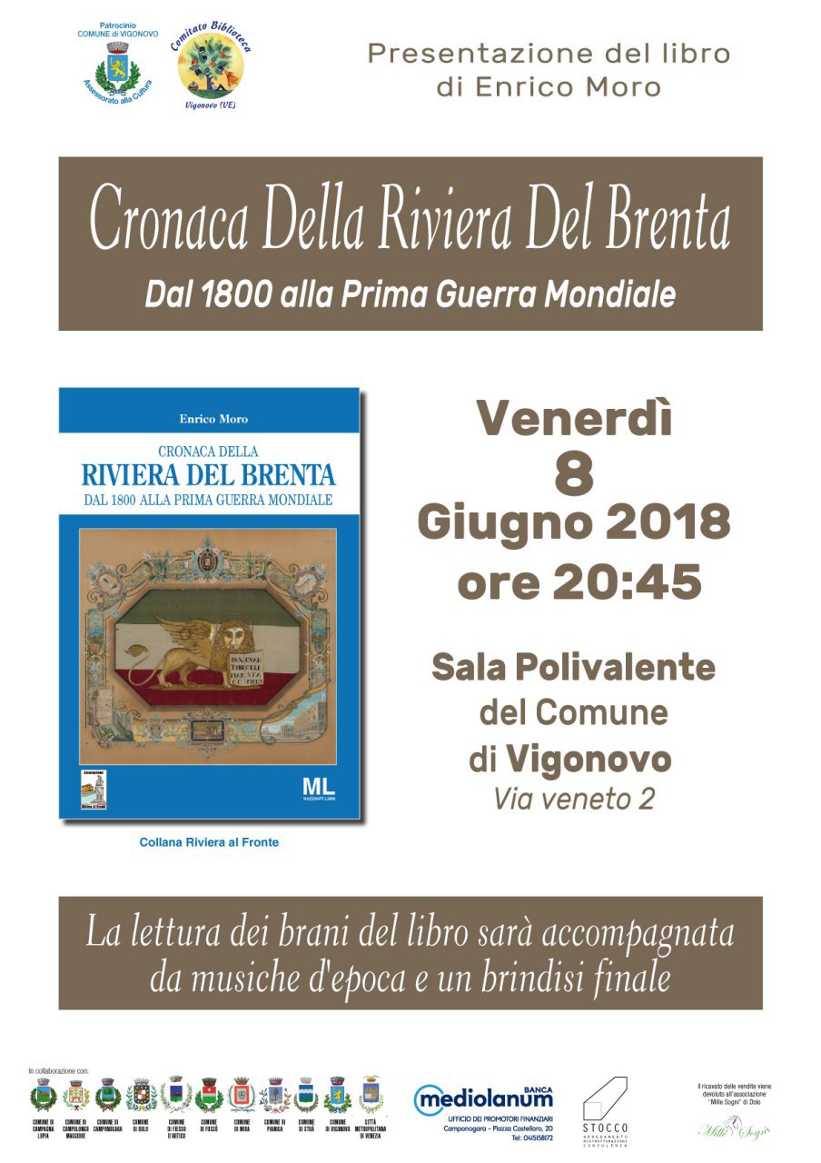 Presentazione del libro "Cronache della Riviera del Brenta"