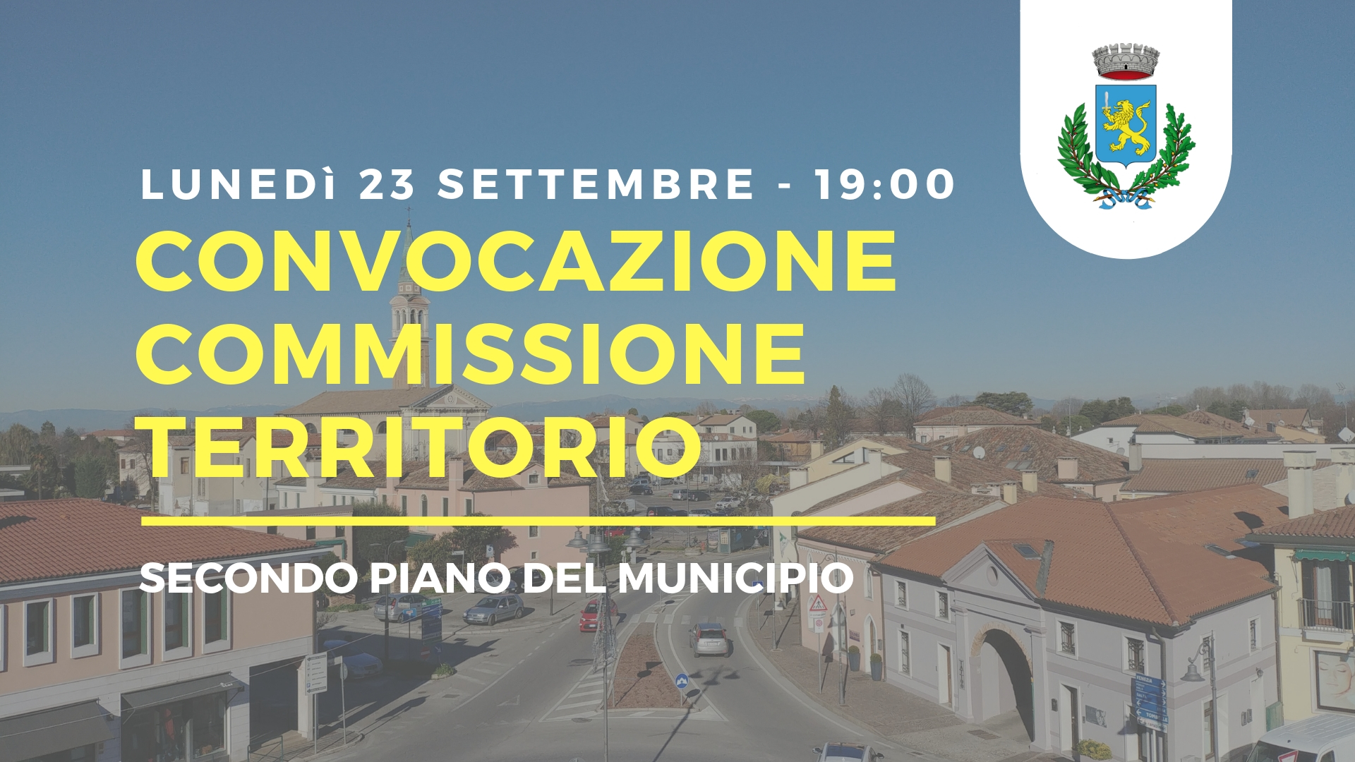 Convocazione Commissione Consiliare Territorio e Urbanistica
