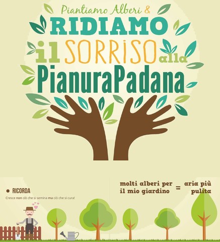 Ridiamo il Sorriso alla Pianura Padana - Richiedi i tuoi alberi gratuitamente