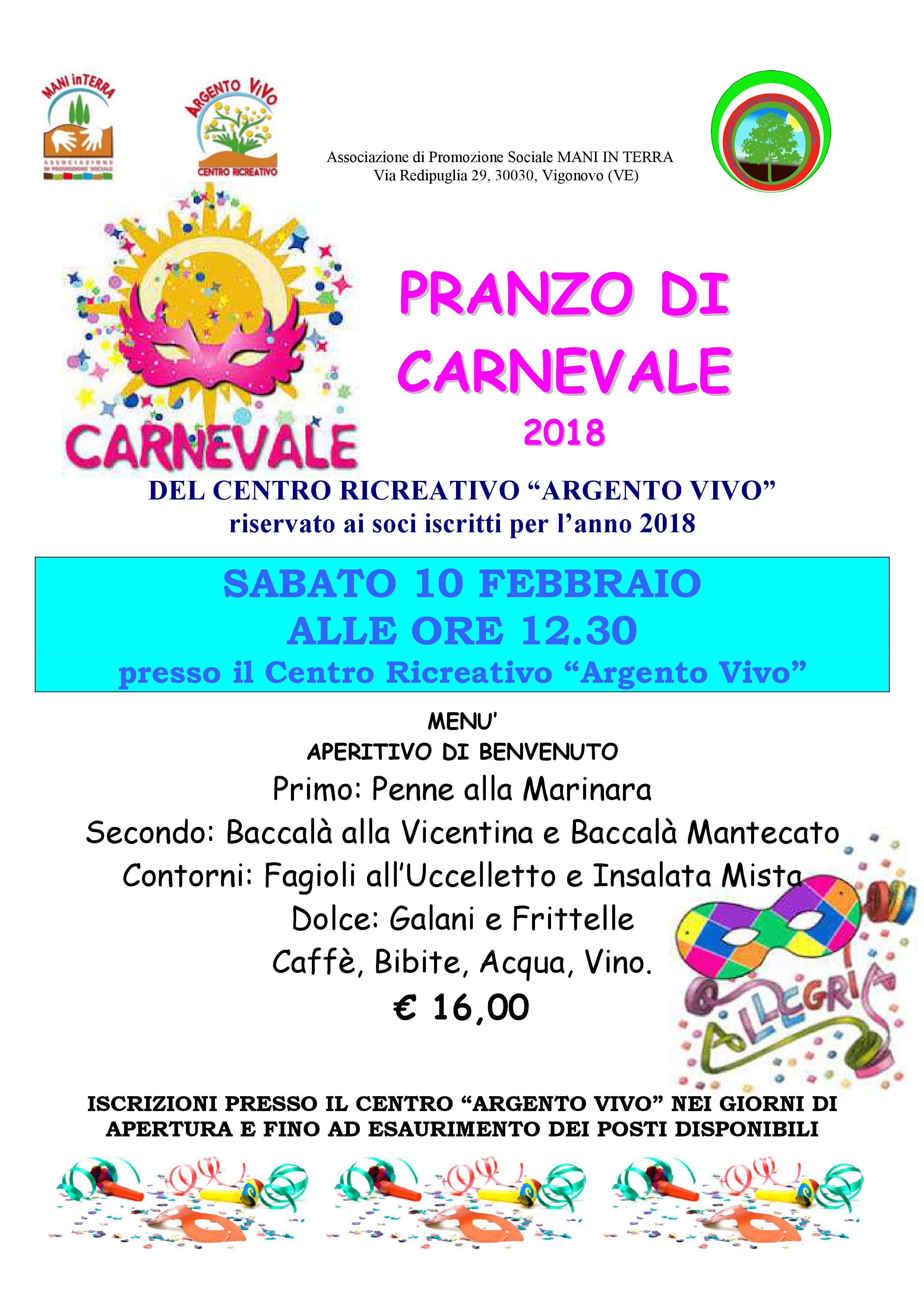Pranzo di carnevale