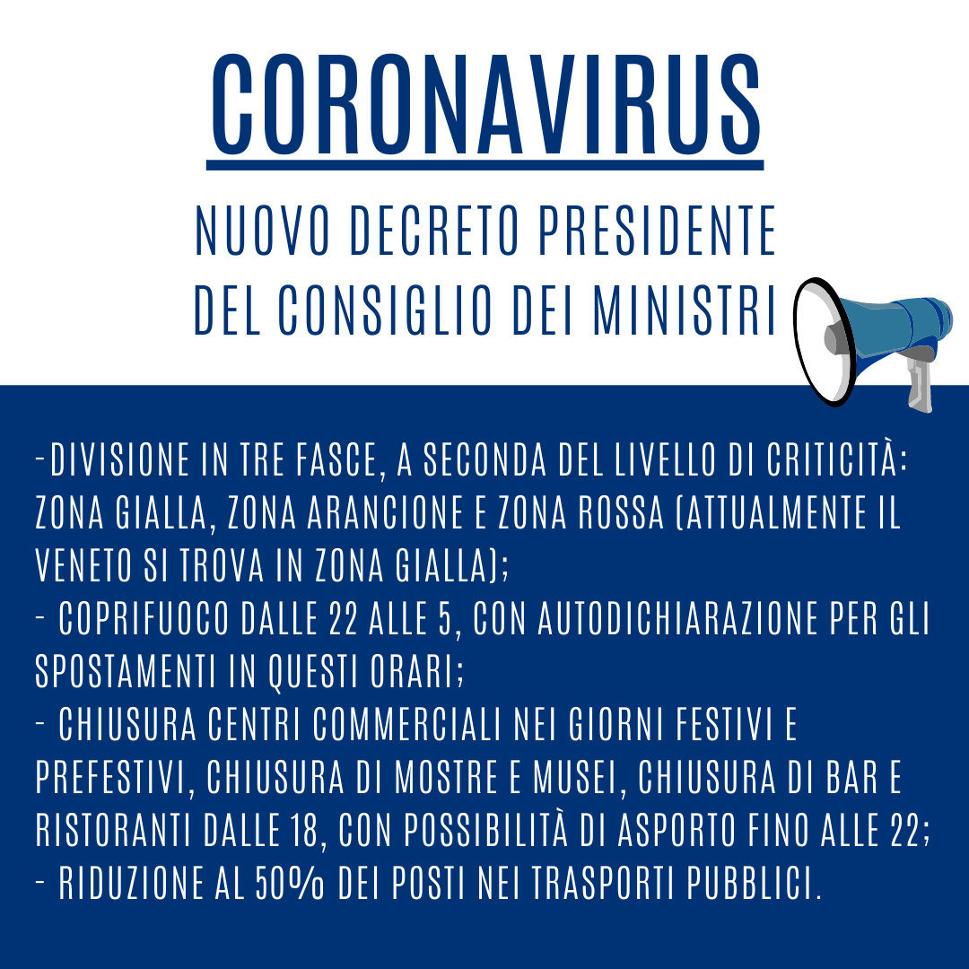 Decreto del Presidente del Consiglio dei Ministri - 3 novembre 2020
