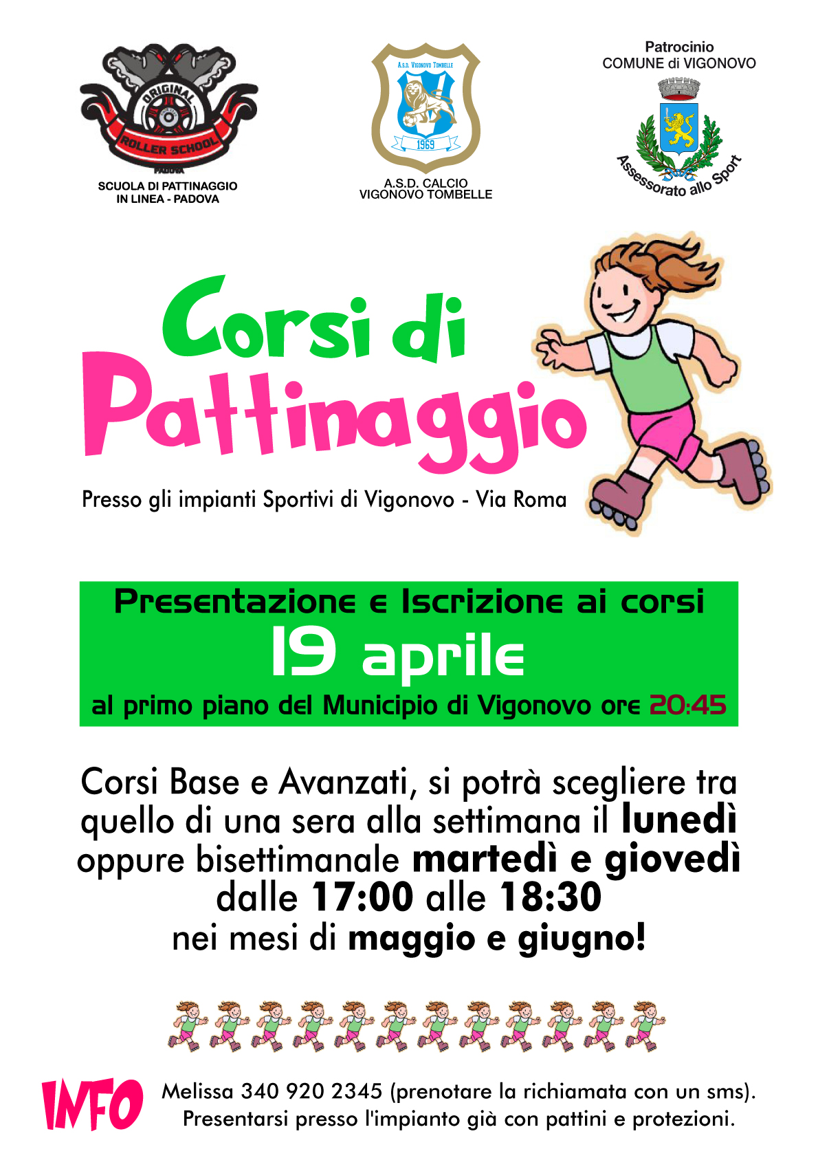 Presentazione corsi pattinaggio 2018