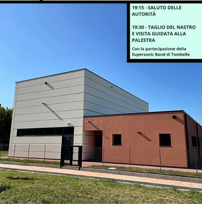 Inaugurazione palestra scuola primaria di Vigonovo. 19 luglio