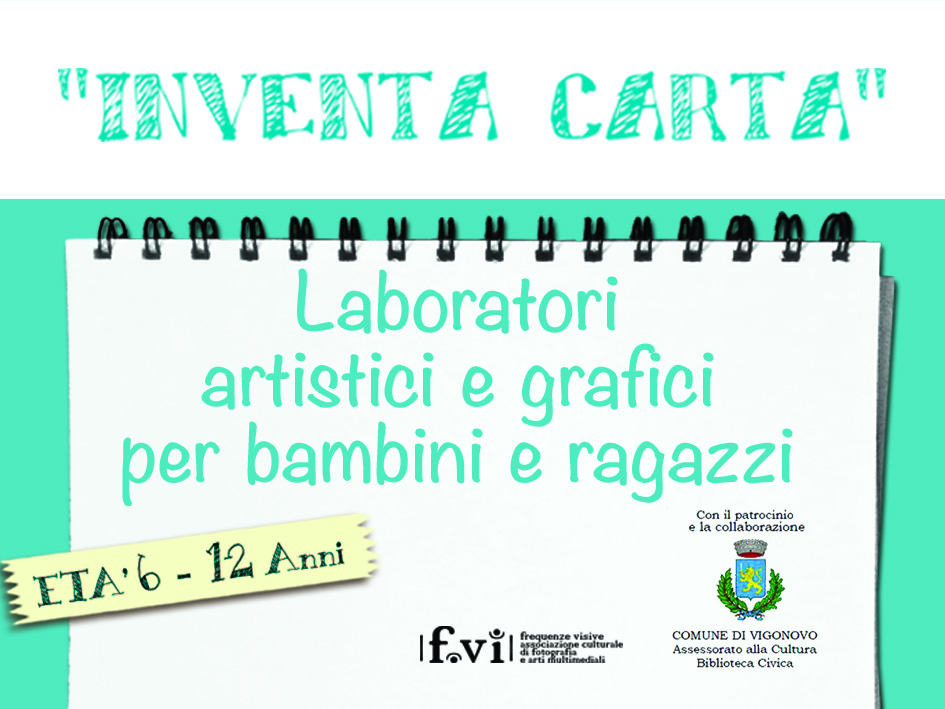 Laboratori "Inventacarta" di primavera,  per bambini dai 6 ai 12 anni
